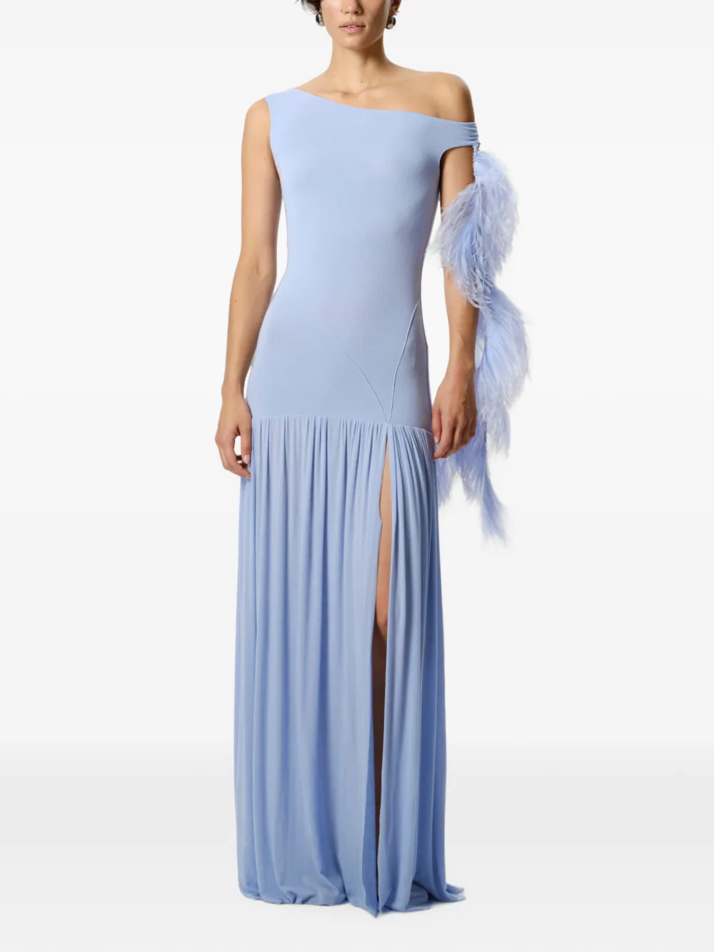 MANURÍ Maxi-jurk Blauw