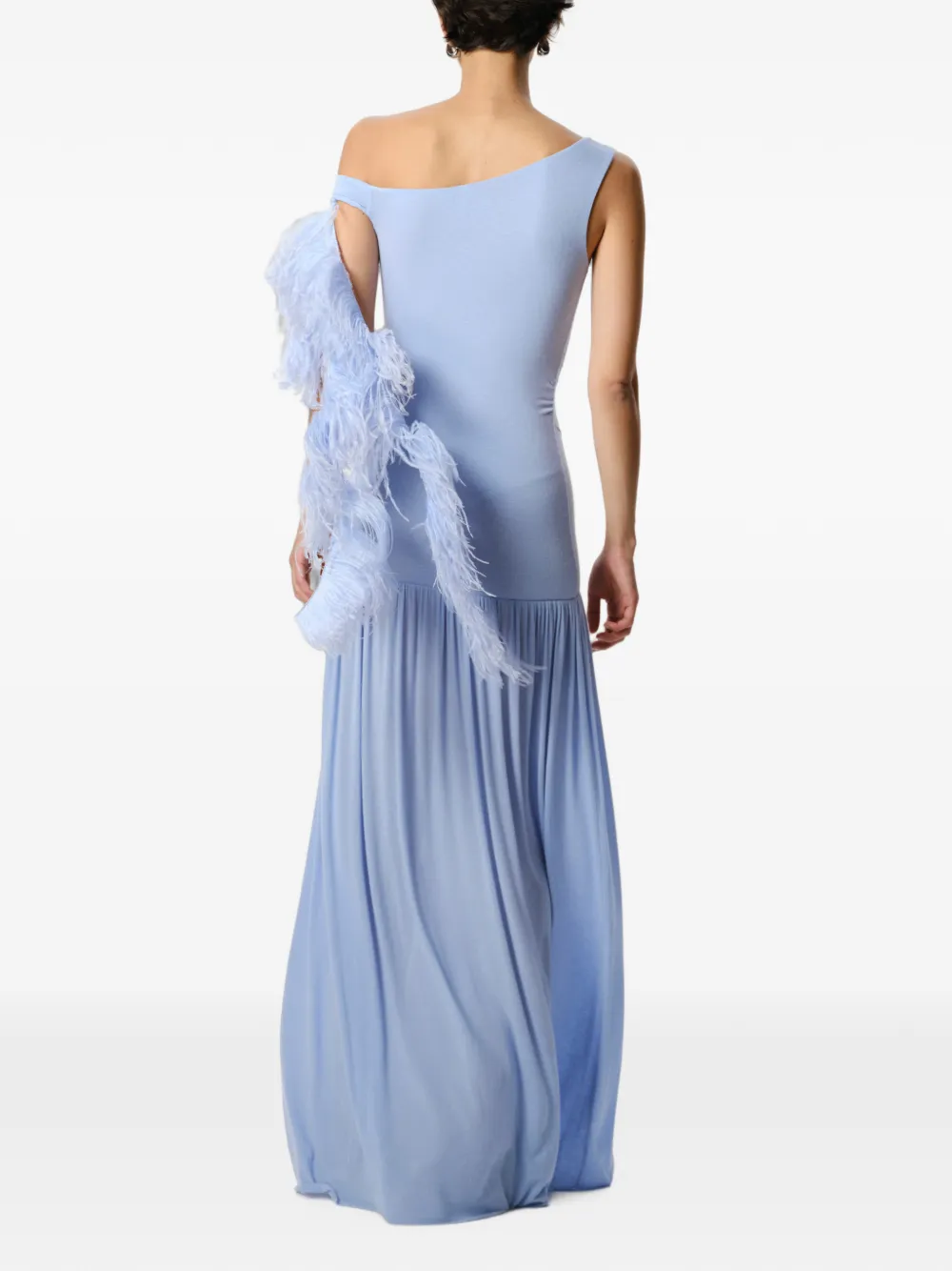 MANURÍ Maxi-jurk Blauw