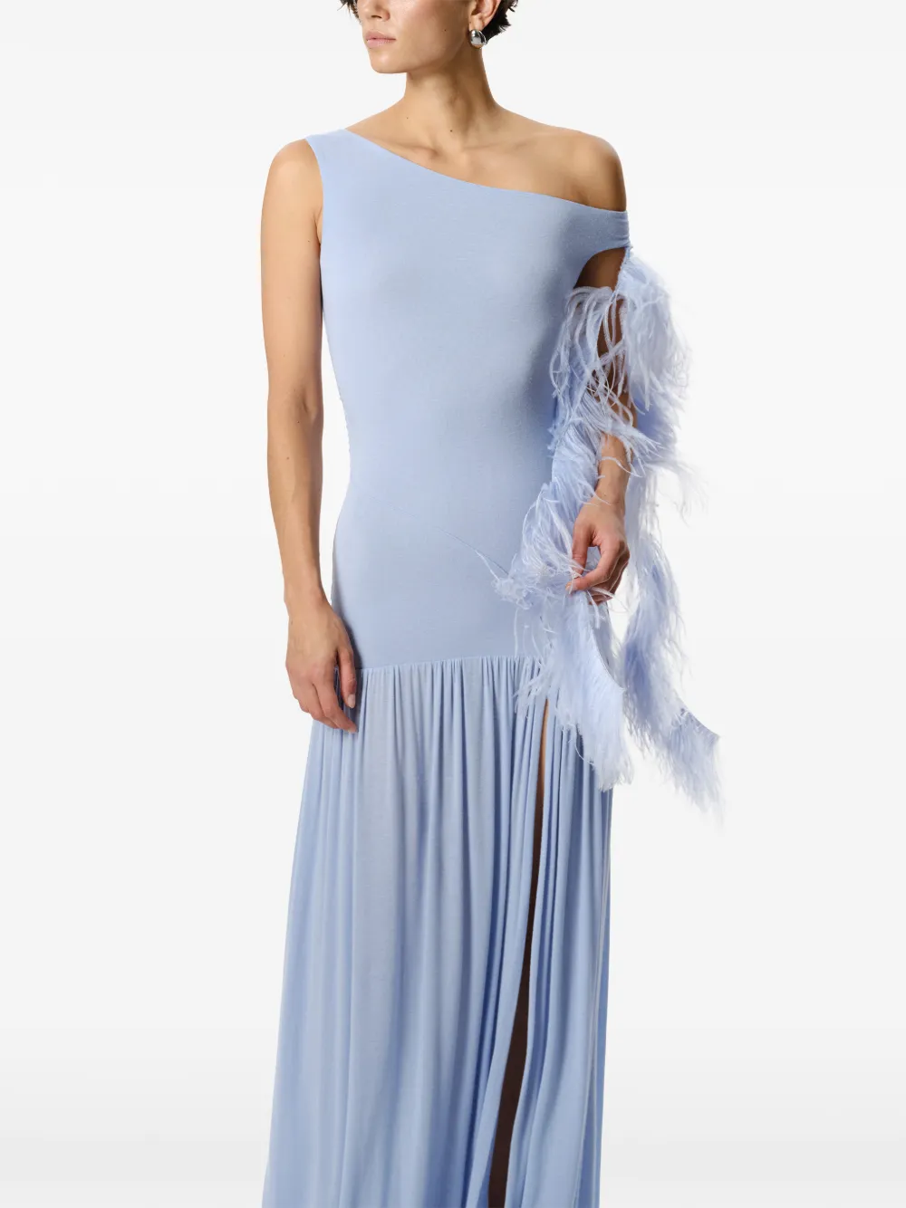 MANURÍ Maxi-jurk Blauw