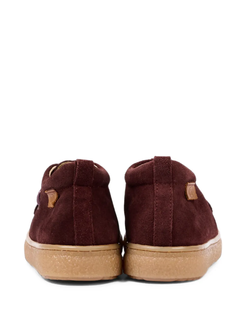 NATURINO suede lace-up ankle boots Paars