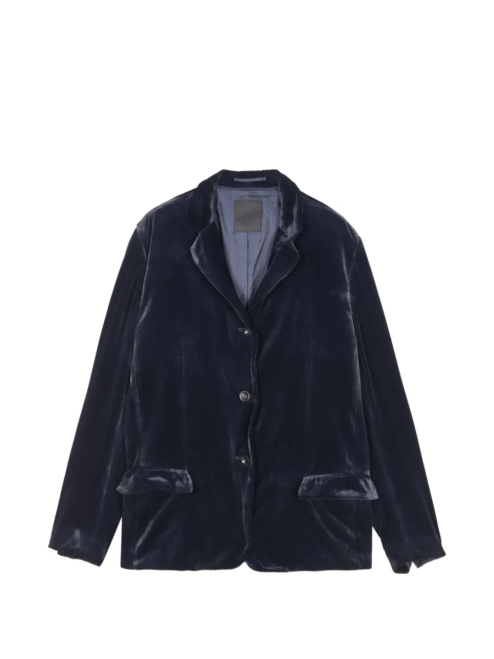 JNBY twist-hem velvet blazer