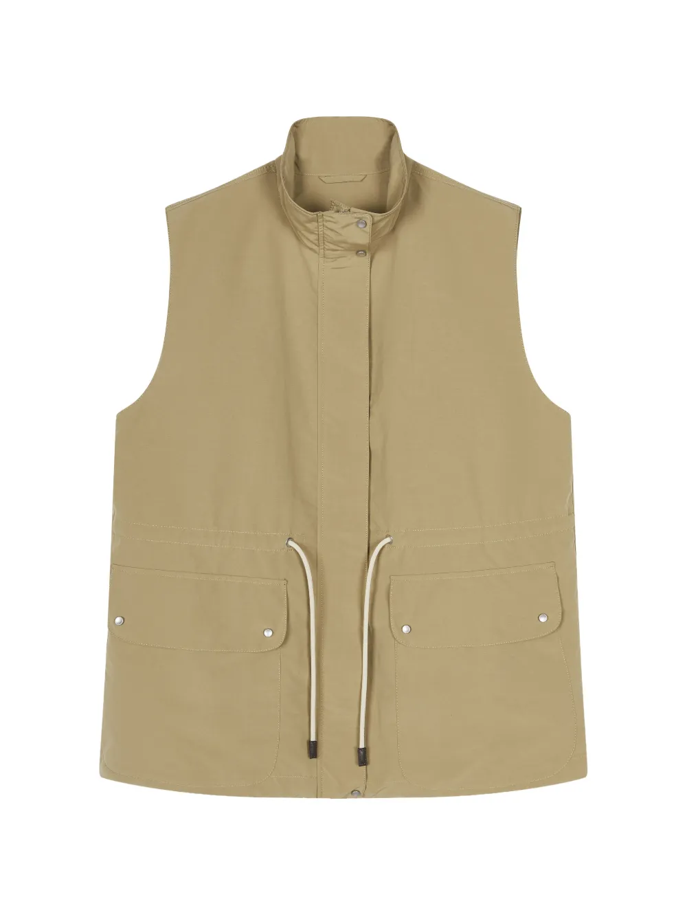 JNBY drawstring cargo-pocket vest - Toni neutri
