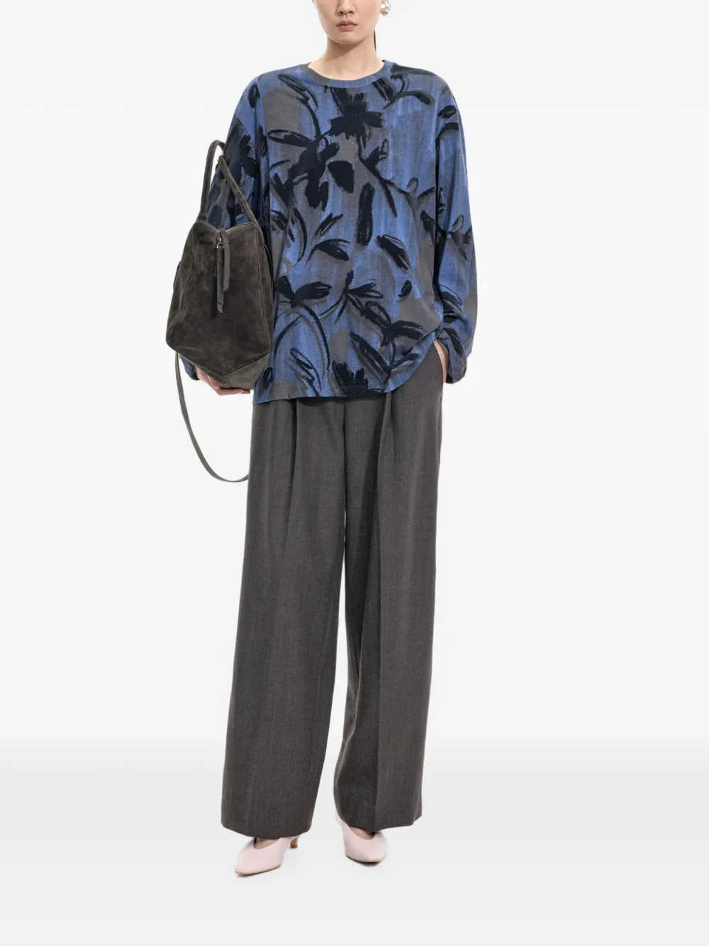 JNBY T-shirt met lange mouwen Blauw