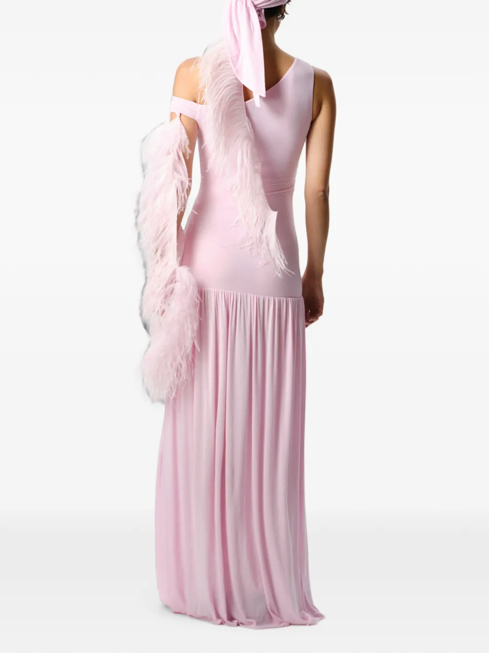 MANURÍ Maxi-jurk Roze