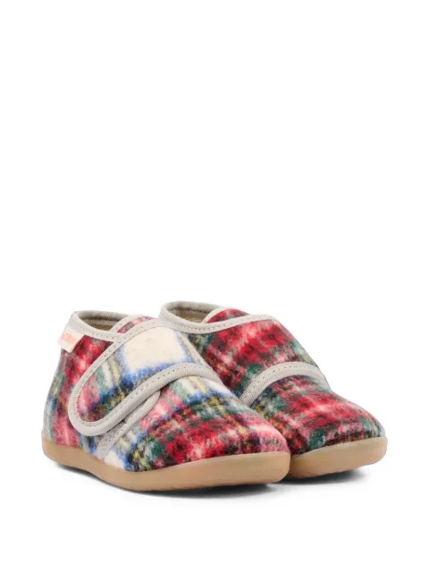 NATURINO check touch-strap shoes