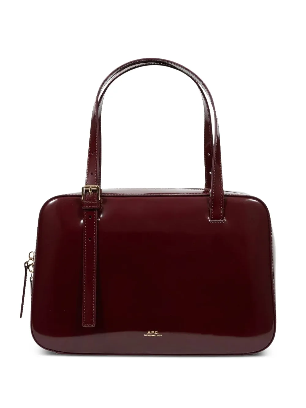 A.P.C. Virginie logo-print buckle-detail backpack