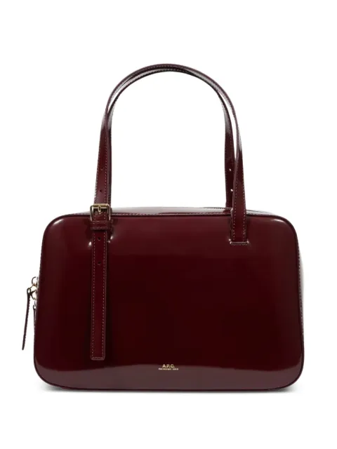 A.P.C. mochila Virginie con logo estampado y hebilla