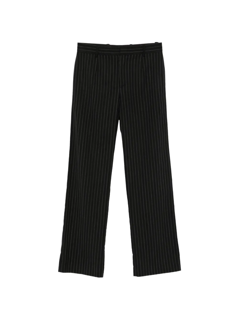 Gucci Pre-Owned pantalon droit à fines rayures (années 2010) - Noir Gucci Pre-Owned pantalon droit à fines rayures (années 2010) - Noir