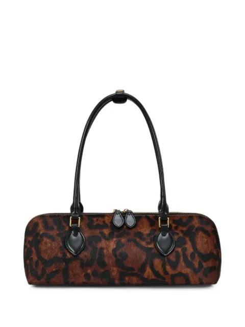 POTAMY leopard-print shoulder bag