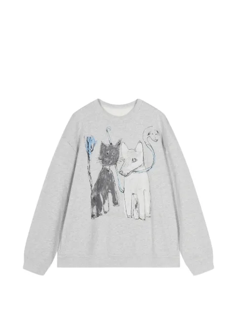 JNBY sudadera con estampado gráfico