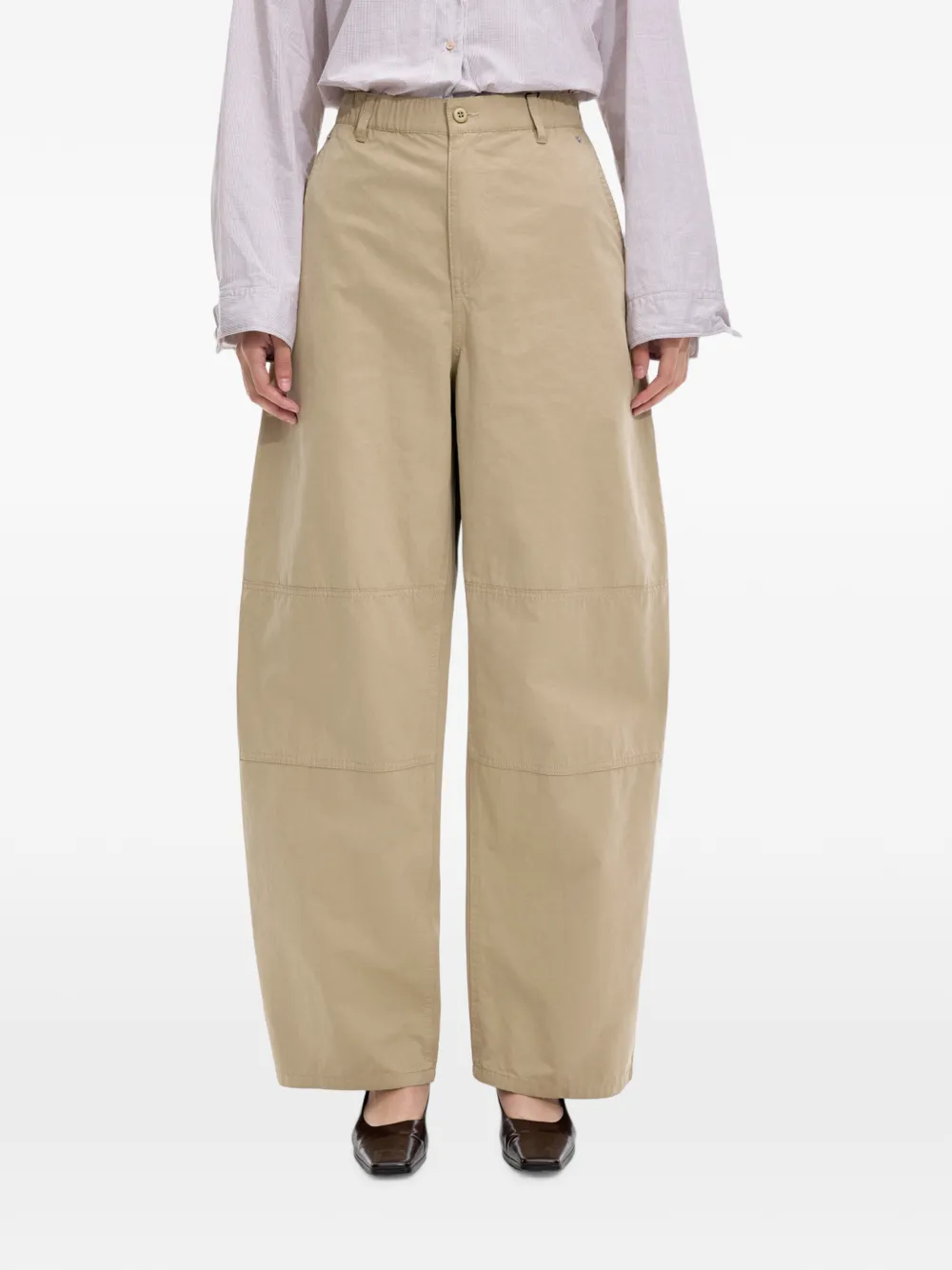 JNBY Ruimvallende cargo broek Beige