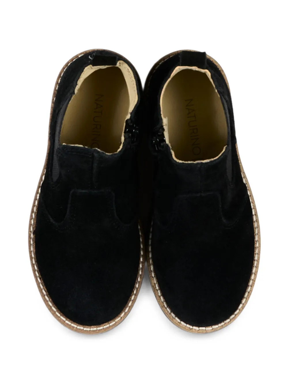 NATURINO suede ankle boots Zwart