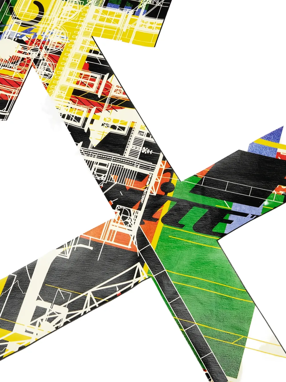 Off-White Industrial Arrow skate T-shirt Wit