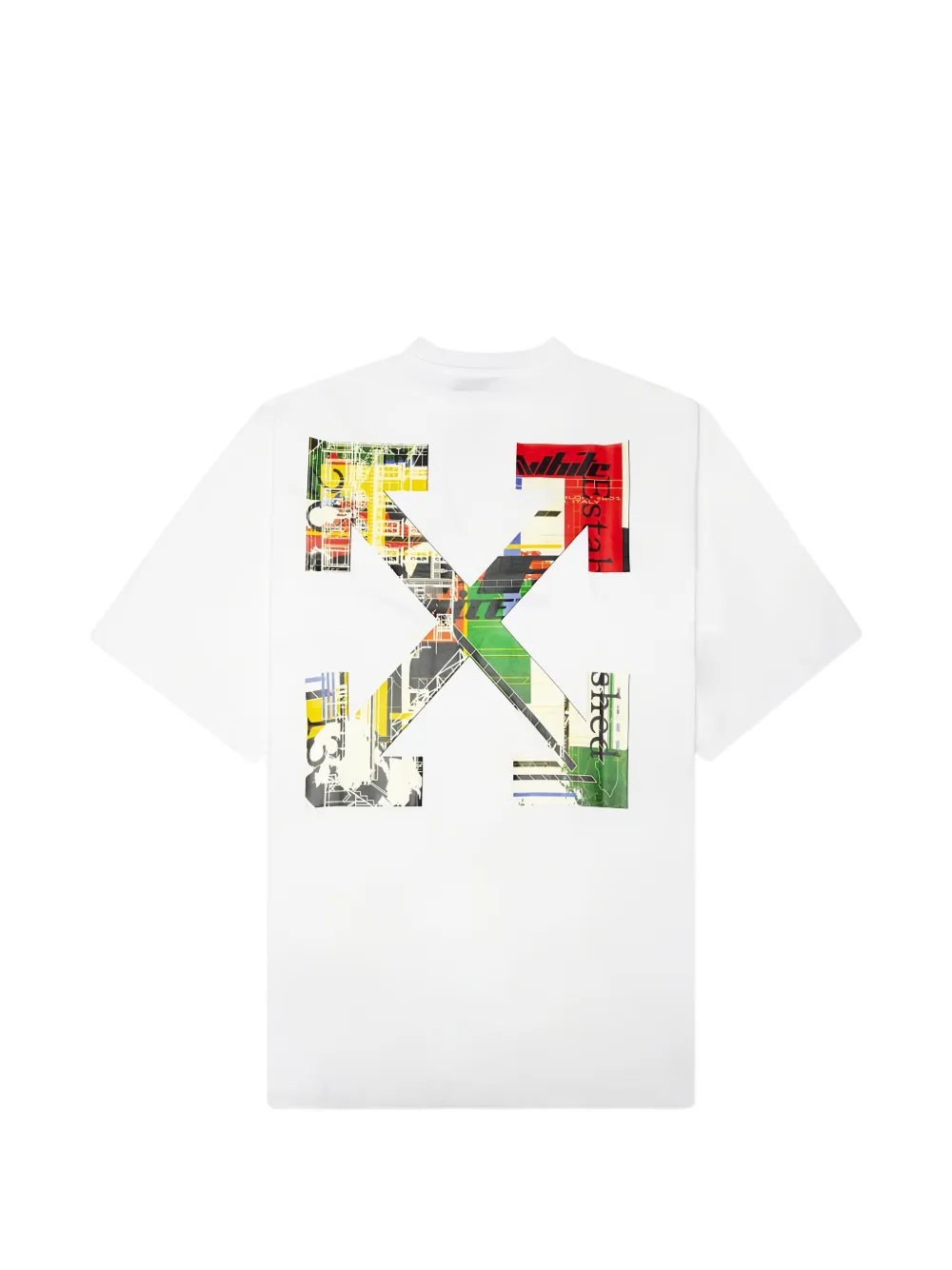 Off-White Industrial Arrow skate T-shirt Wit