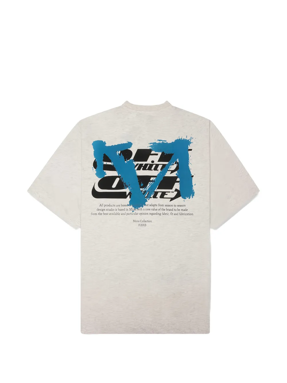 Off-White T-shirt met print Grijs