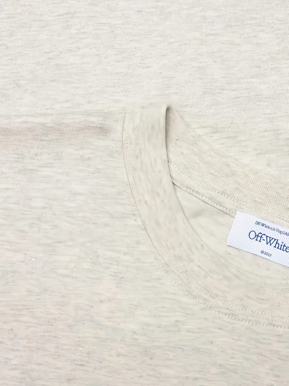 Off-White T-shirt met print Grijs