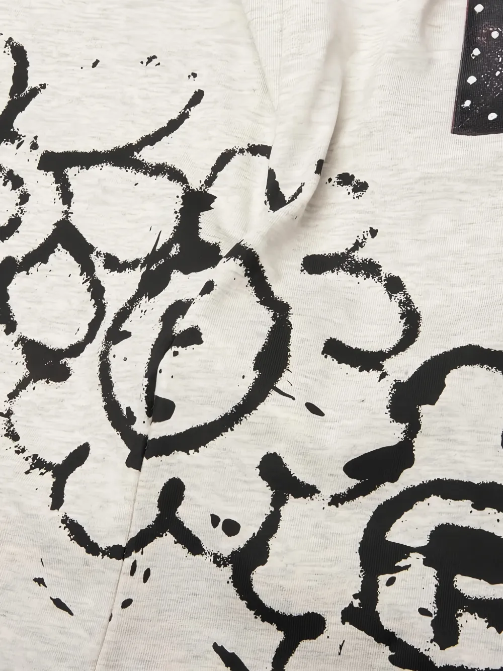 Off-White Arrows T-shirt met metalen bloemen Grijs