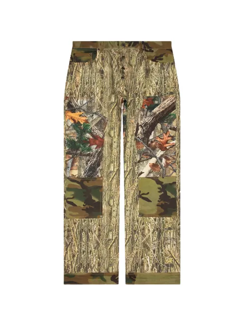 Off-White camo-print straight-leg jeans