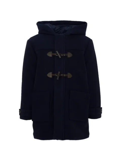 Mayoral hooded toggle-fastening coat