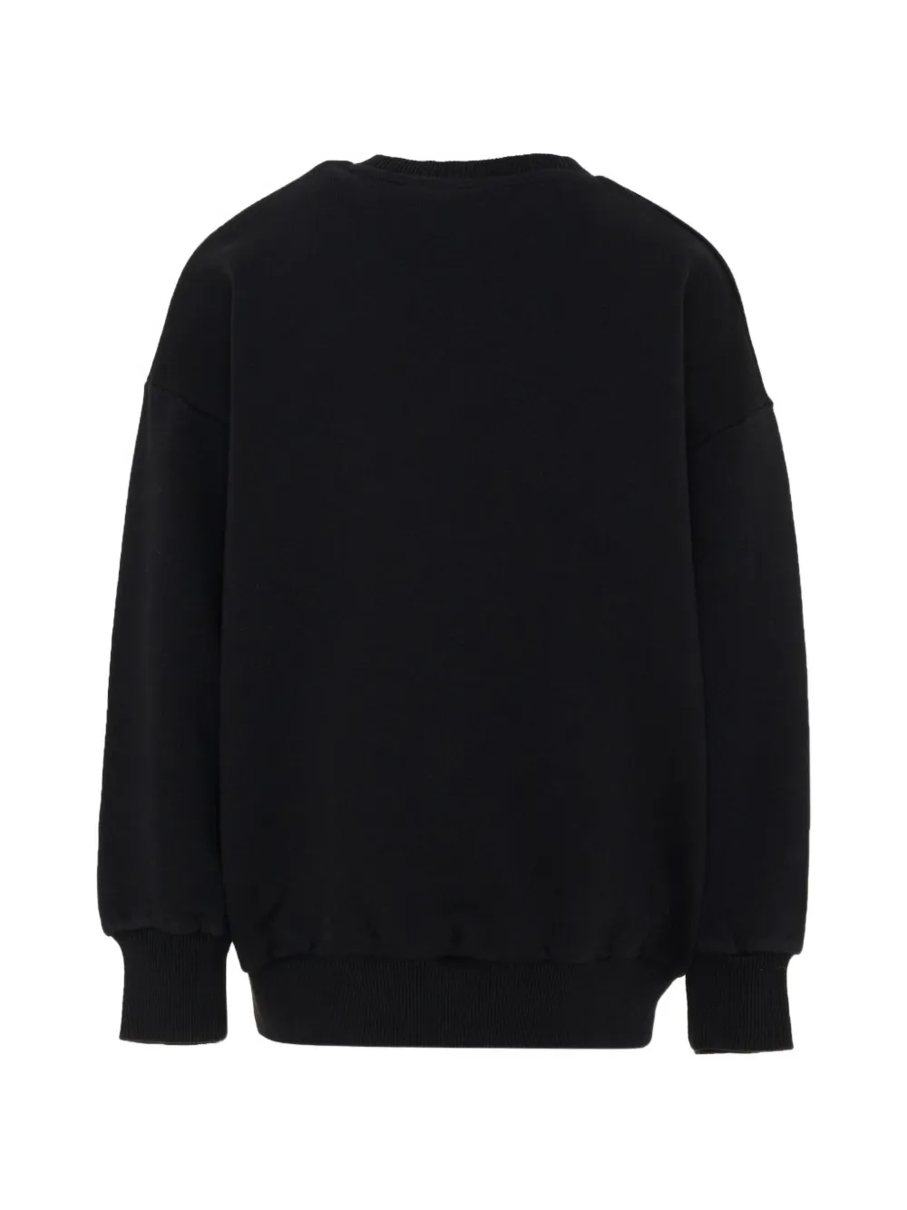 Mini Rodini Trui met patch Zwart