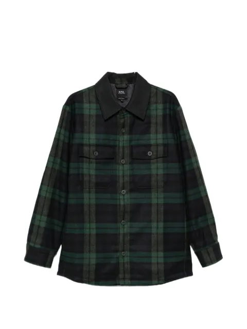 A.P.C. Mathis checked overshirt