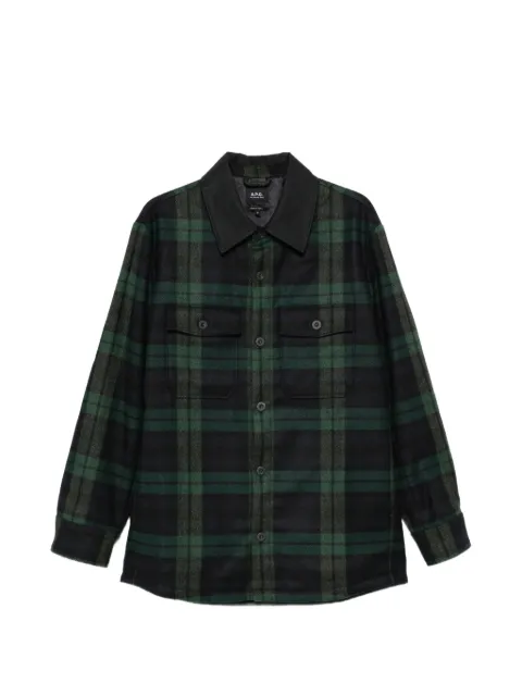 A.P.C. Mathis checked overshirt
