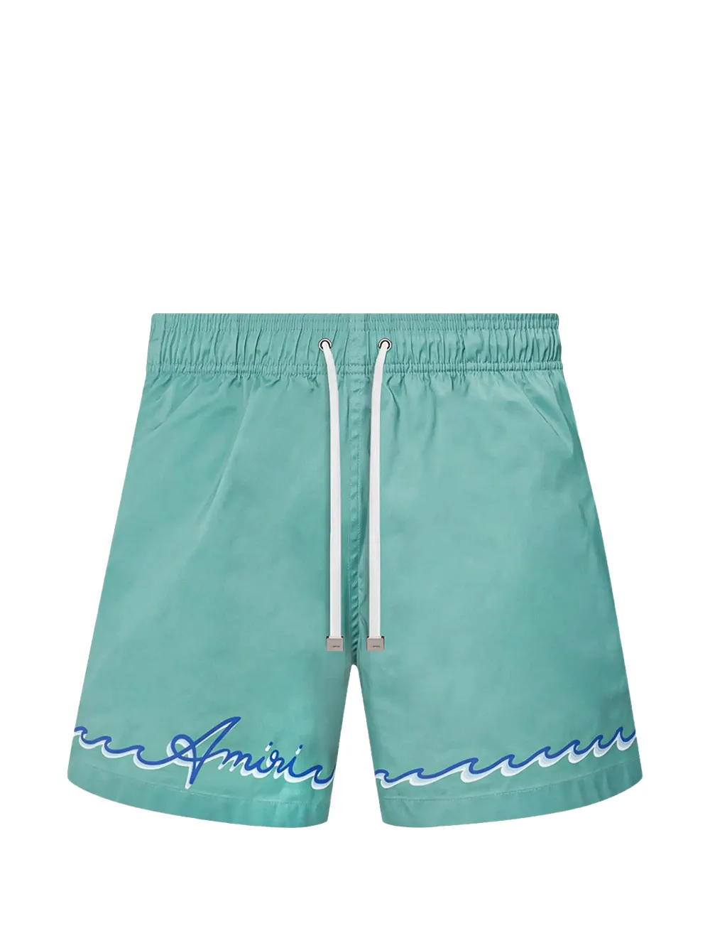AMIRI Wave Logo swim shorts - Blu