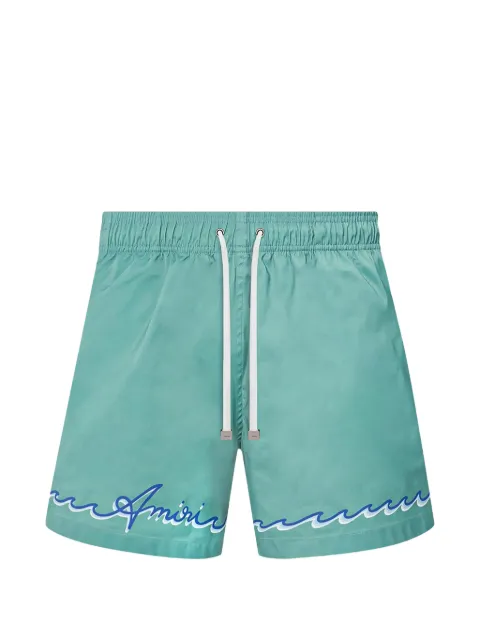 AMIRI Wave Logo swim shorts