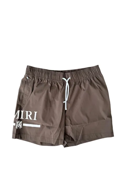 AMIRI MA Bar logo swim shorts