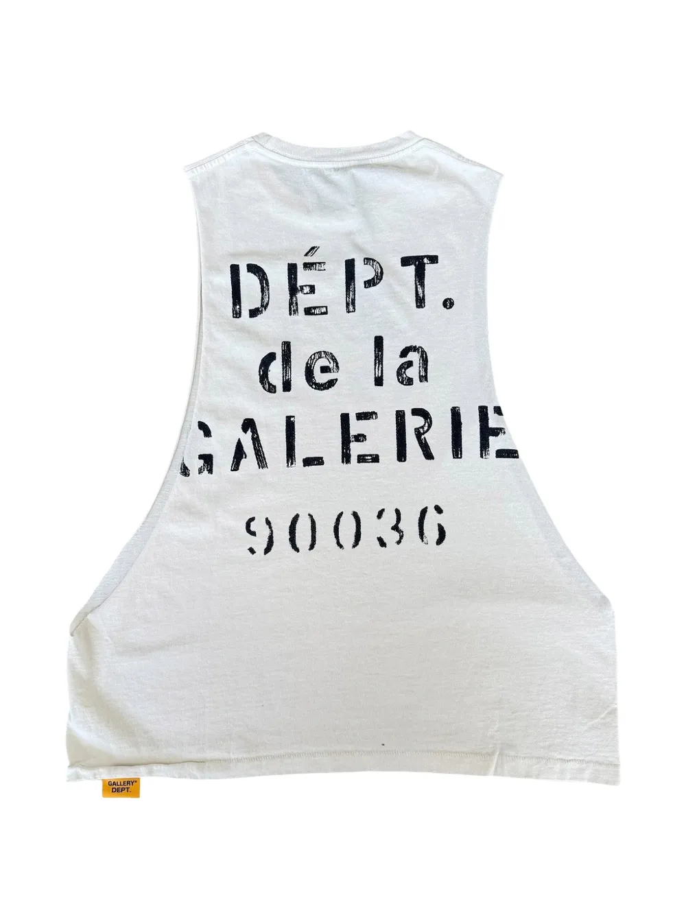 GALLERY DEPT. French logo-print tank top Wit