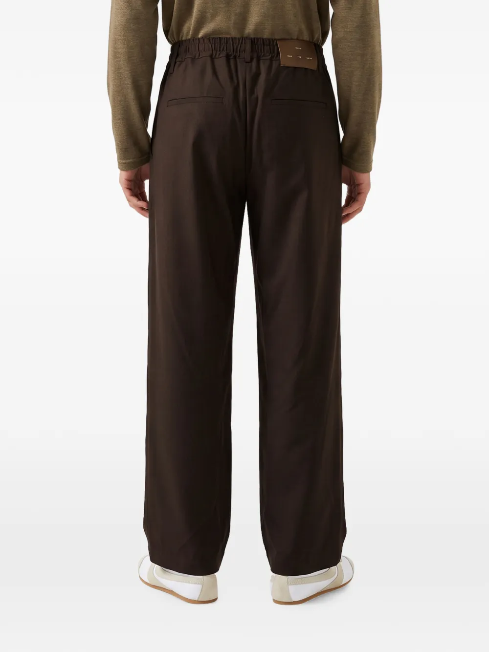 Song For The Mute Loose Pin Stitch broek Bruin