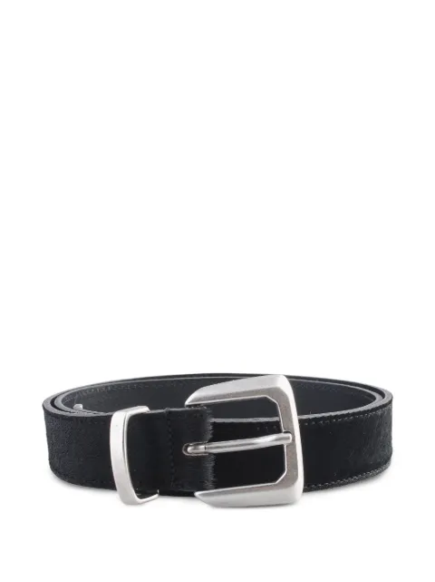 Molebo hairy leather belt