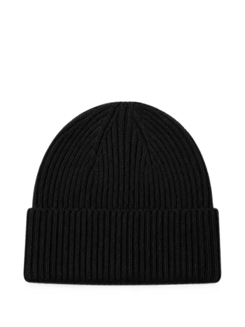 Laneus ribbed-knit beanie hat