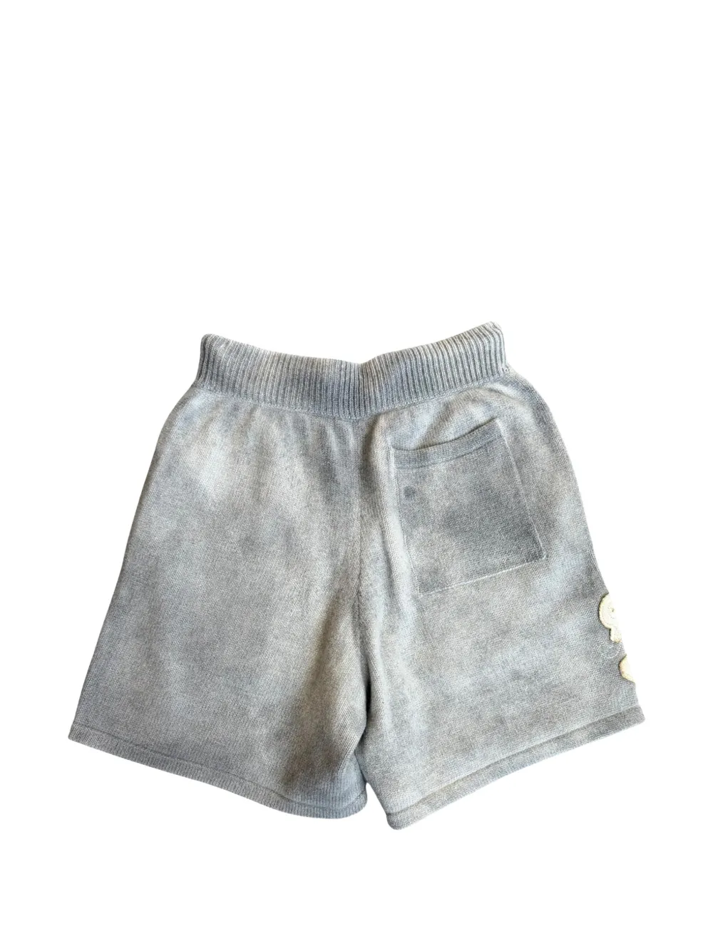 AMIRI distressed cashmere shorts Grijs
