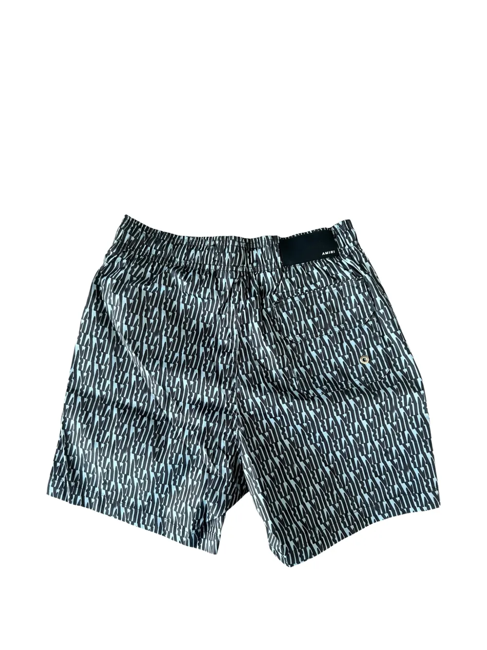 AMIRI Zwembroek met logoprint Zwart