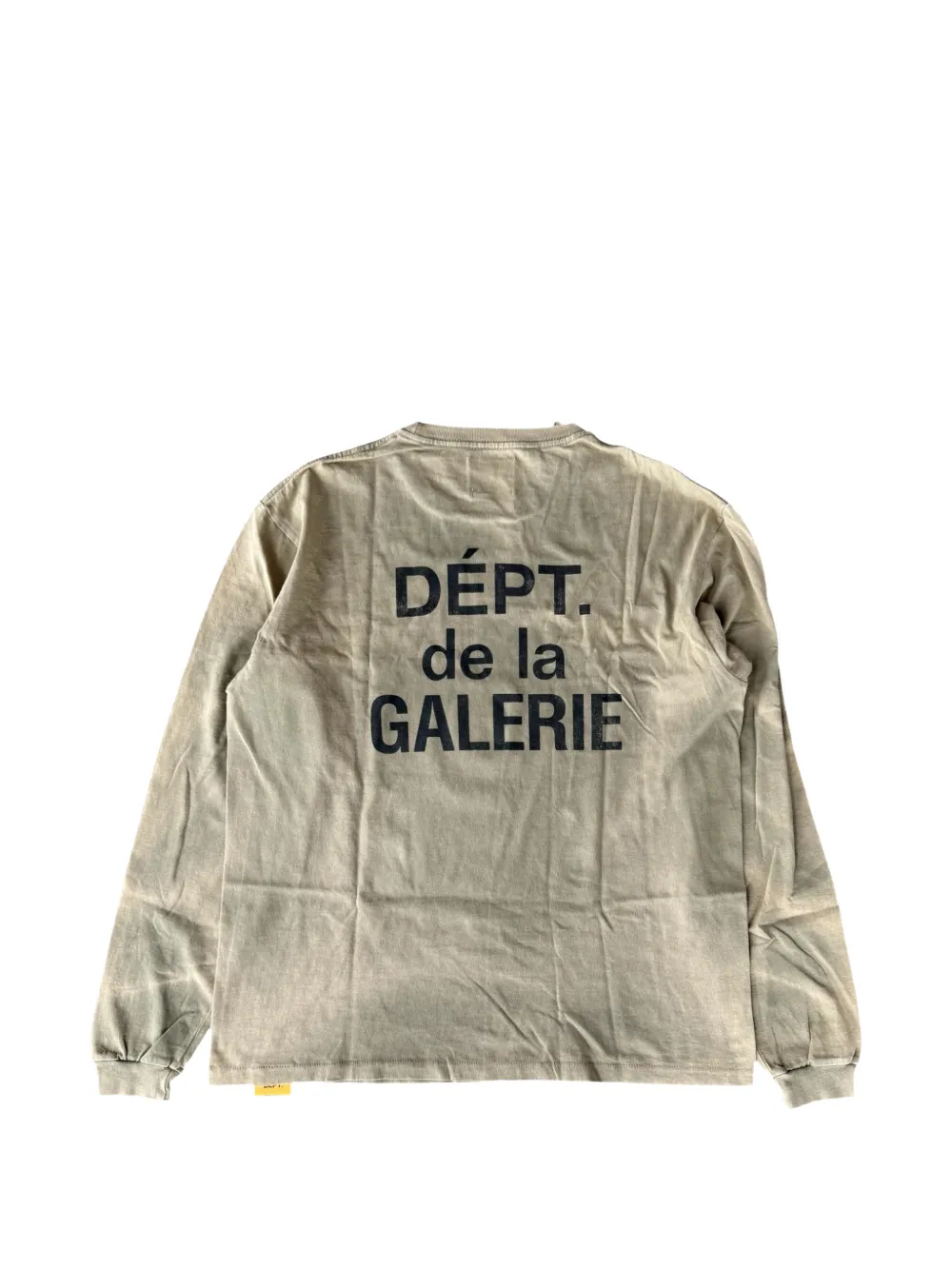 GALLERY DEPT. logo-print long-sleeve T-shirt Beige