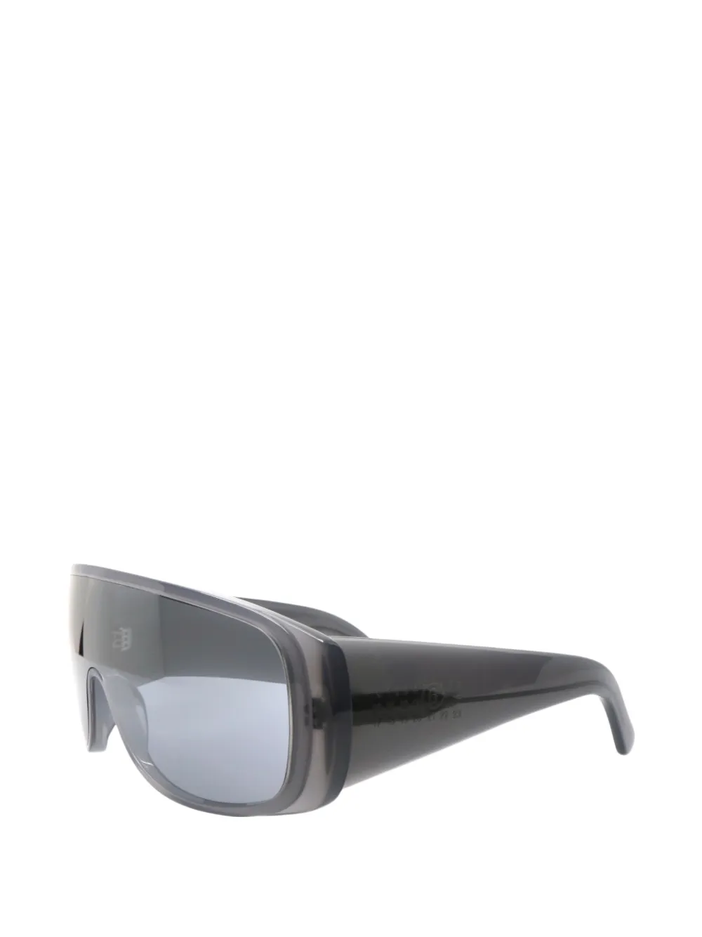MM6 Maison Margiela Mask shield-frame sunglasses Grijs
