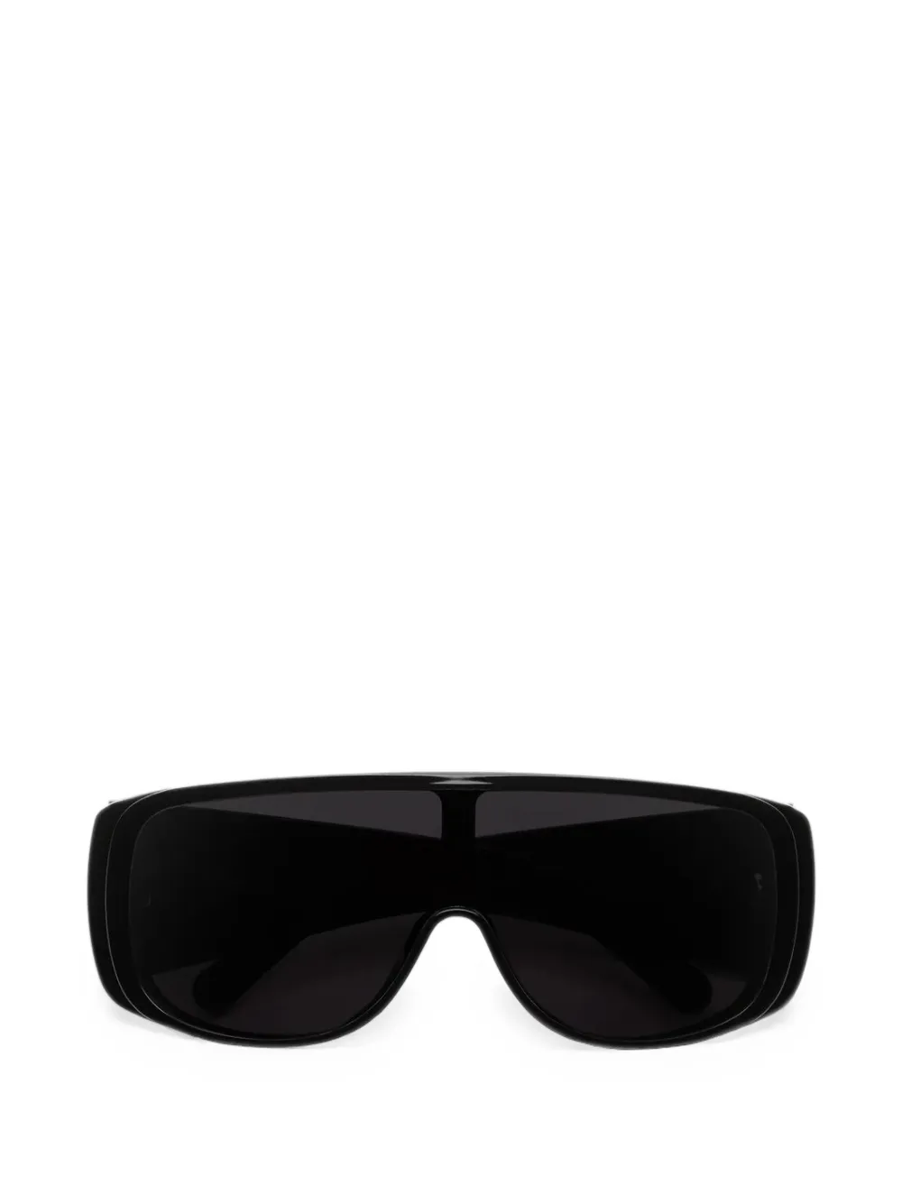 MM6 Maison Margiela Occhiali da sole Mask a mascherina - Nero