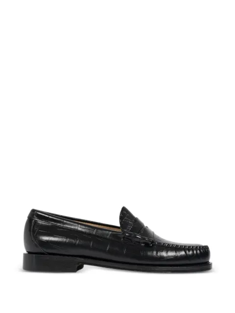 G.H.Bass Weejun Heritage Larson crocodile-effect loafers