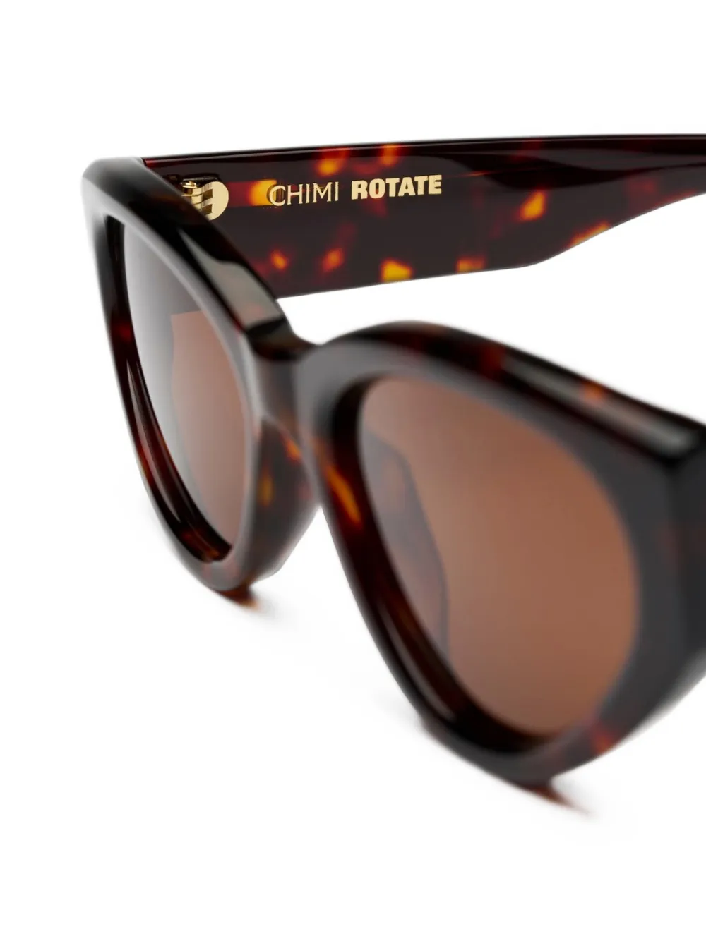 Chimi Zonnebril met cat-eye montuur Bruin