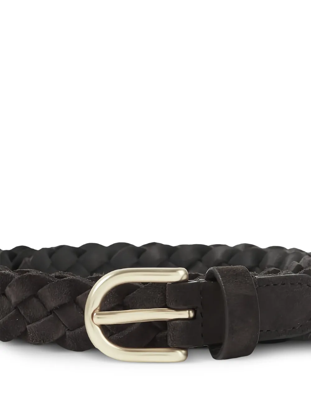 Lardini Gevlochten riem Zwart