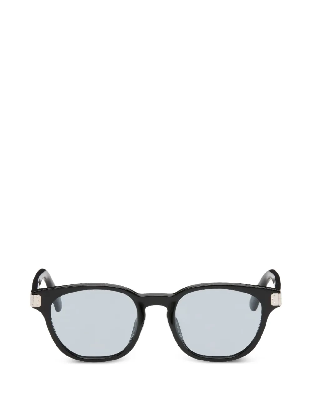 MM6 Maison Margiela Zonnebril met rond montuur Zwart