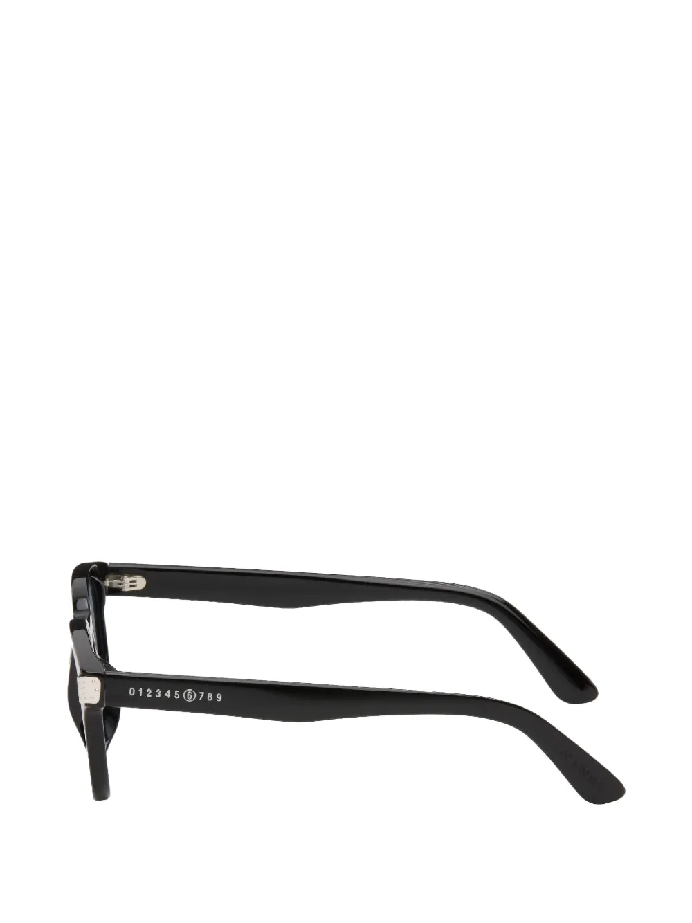 MM6 Maison Margiela Zonnebril met rond montuur Zwart
