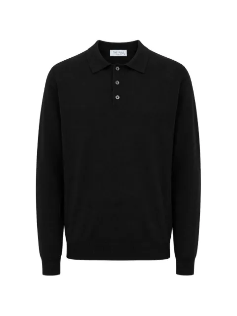 THE PULL long-sleeve polo-collar sweater