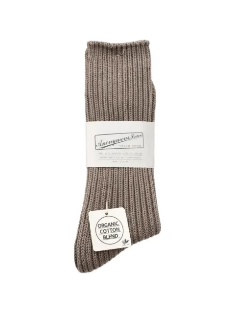Anonymous Ism L/G ribbed-knit socks