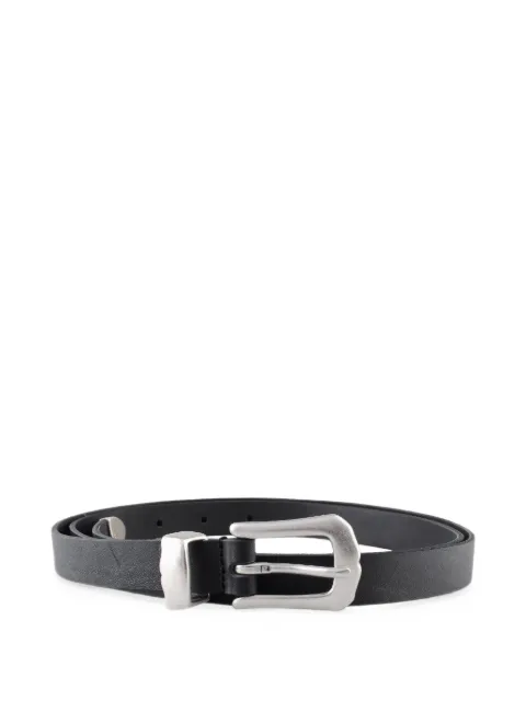 Molebo buckle-fastening leather belt
