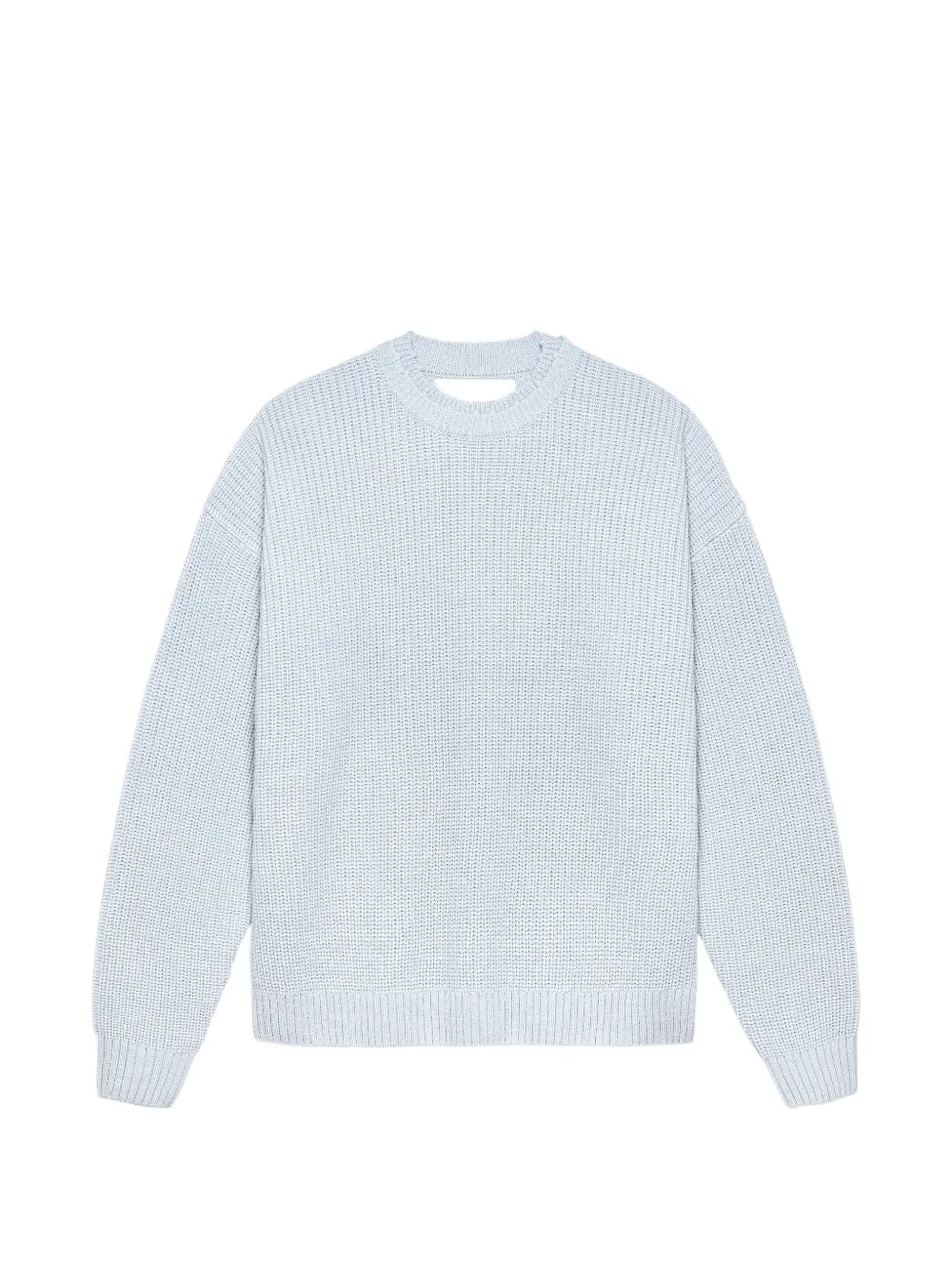 New Amsterdam Big Logo Pullover Aus Oyster-jacquard In Blue
