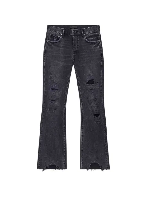 Purple Brand Vintage Heavy Destroy distressed bootcut jeans