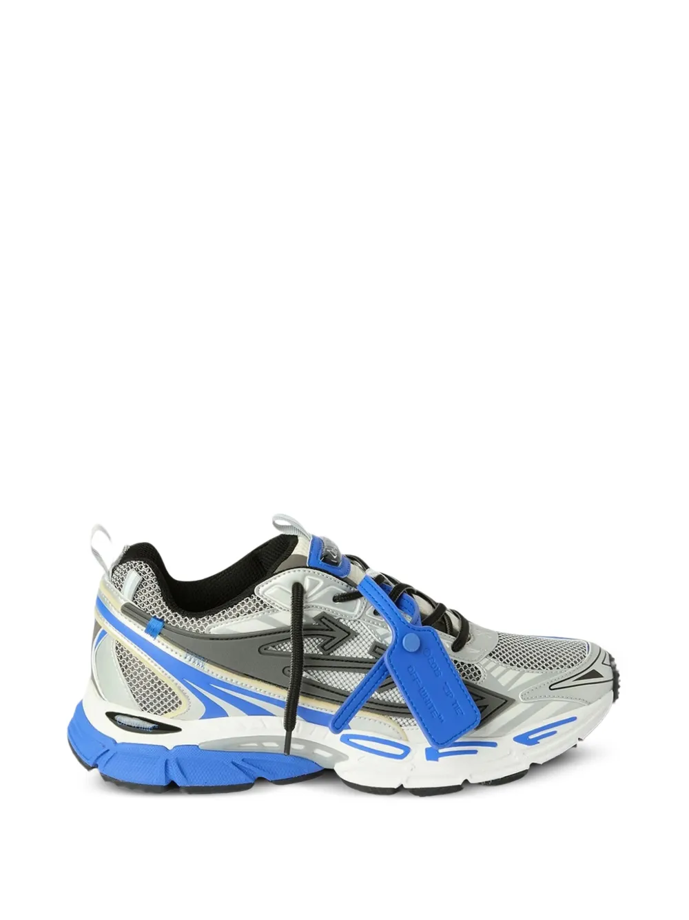 Off-White Zip Tie panelled sneakers - Argento