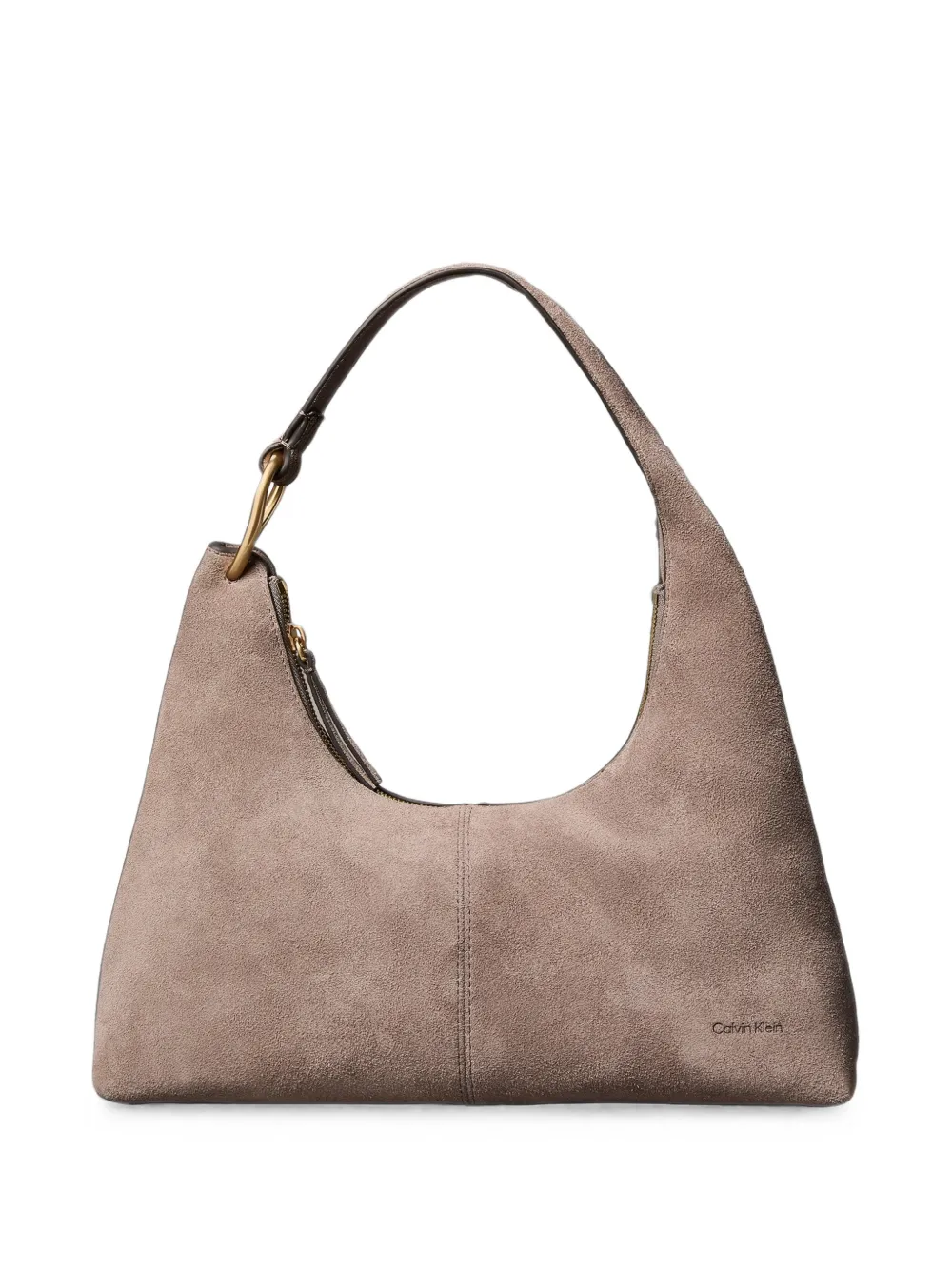 Calvin Klein suede shoulder bag - Toni neutri